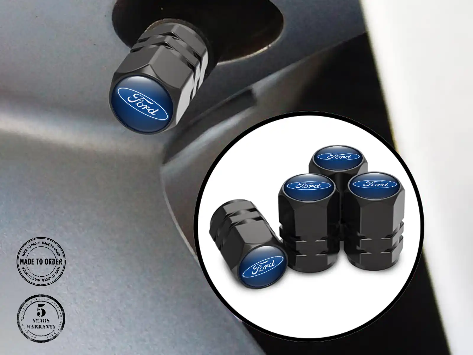 Ford Tapones Neumático Camiones Estilo Carrera